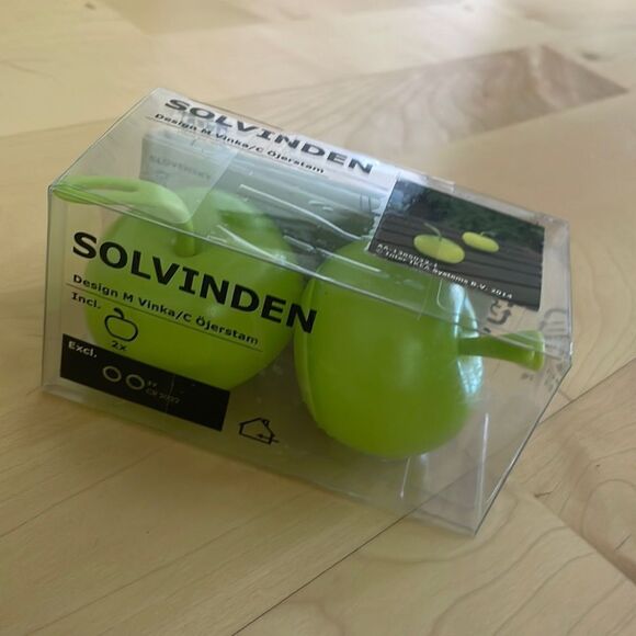 NEW. IKEA SOLVINDEN LED Green Apple Lights - Picture 1 of 7